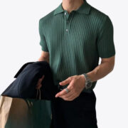 Elite Ribbed Polo Shirt 1