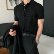 Elite Ribbed Polo Shirt 3