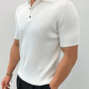 Elite Ribbed Polo Shirt 4