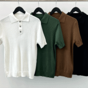 Elite Ribbed Polo Shirt 6