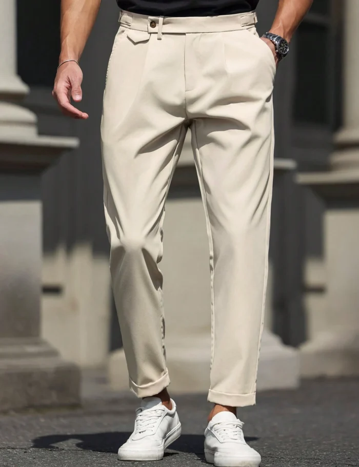 Fitted & Slim-Fit Formal Trousers 5