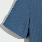 Waffle Knit Polo Shirt 4